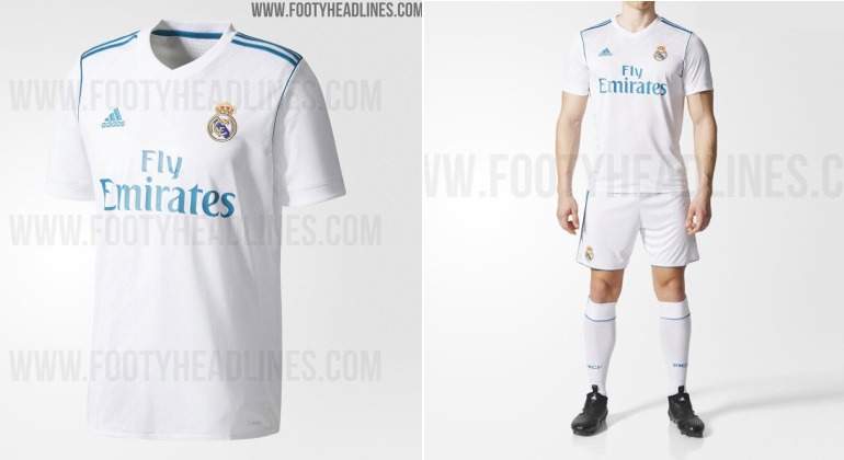 Así será la nueva camiseta del Real Madrid para próxima temporada