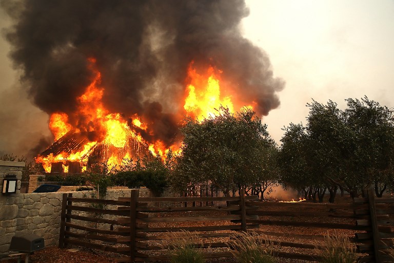 FOTOS | California, un estado próspero en llamas