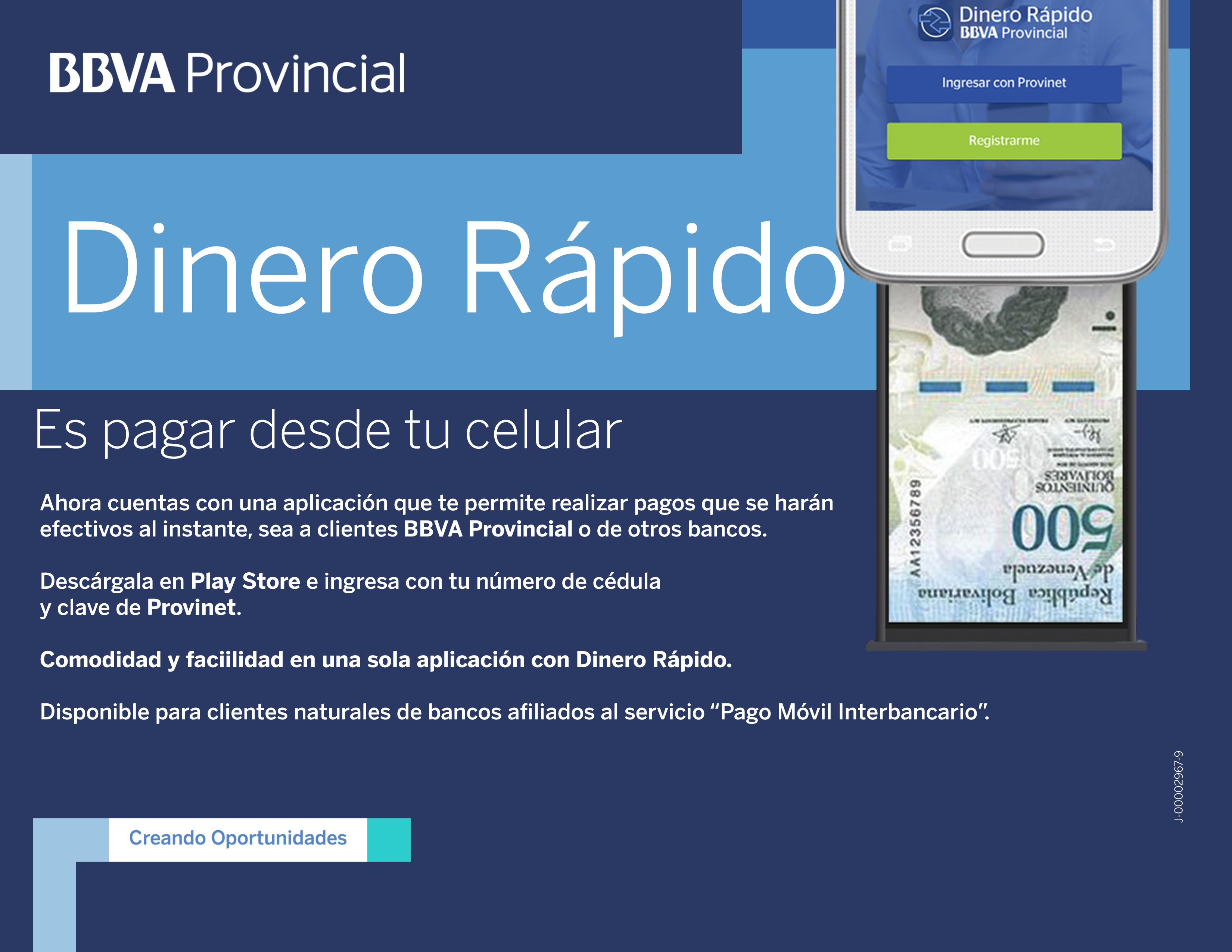 BBVA Provincial lanza su aplicación para pagos por celular