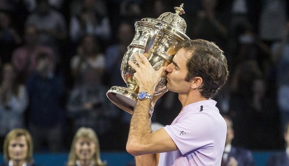 Federer vence a Del Potro y gana su octavo título en Basilea