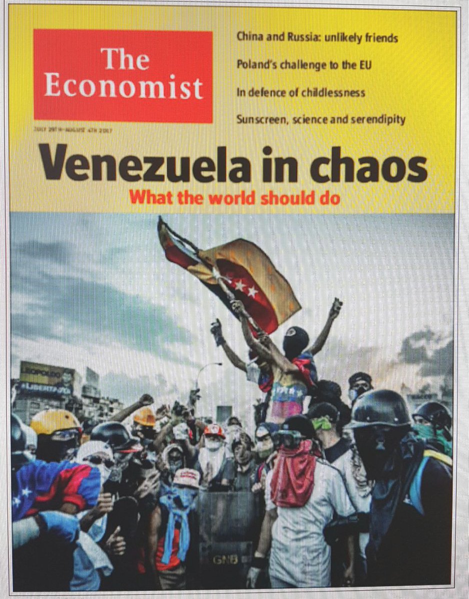 Las publicaciones donde Venezuela fue portada en 2017