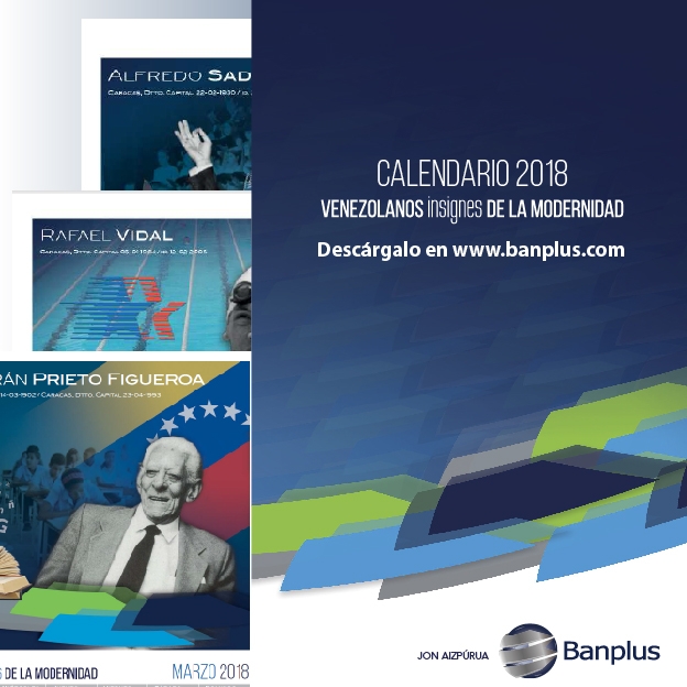 Banplus lanza calendario con personajes destacables de la historia