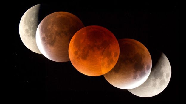 Así fue el espectacular eclipse de la superluna azul de sangre (+Video)