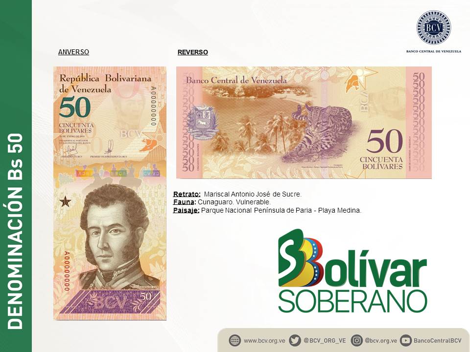 Estos son los billetes que comenzarán a circular el 20 de agosto