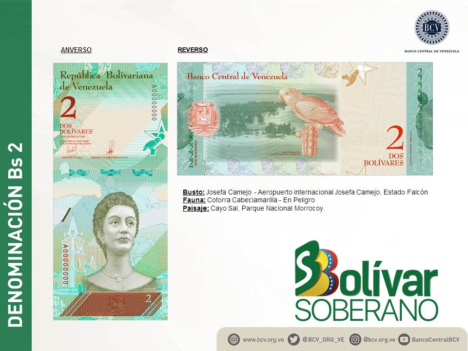 Estos son los billetes que comenzarán a circular el 20 de agosto