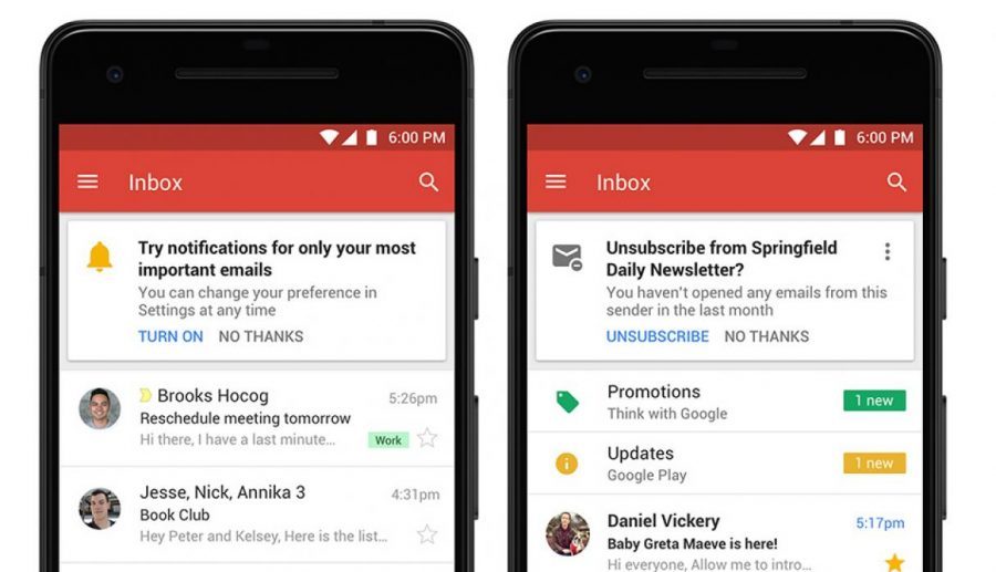 Estas son las siete principales funciones de la nueva versión de Gmail