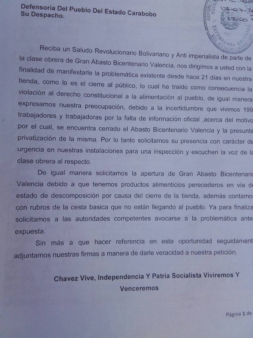 Red de Abastos Bicentenario está en cierre técnico