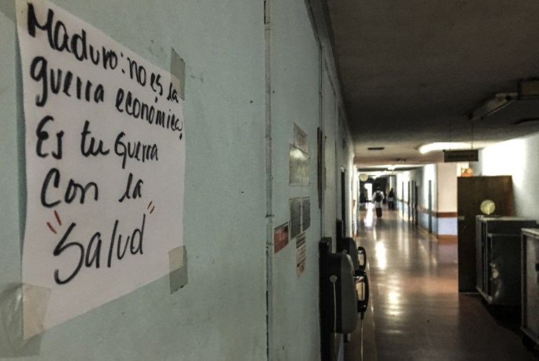 Comer en un hospital venezolano, una amenaza para la salud