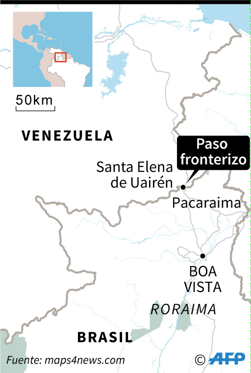 Juez de Brasil suspende entrada por tierra de venezolanos