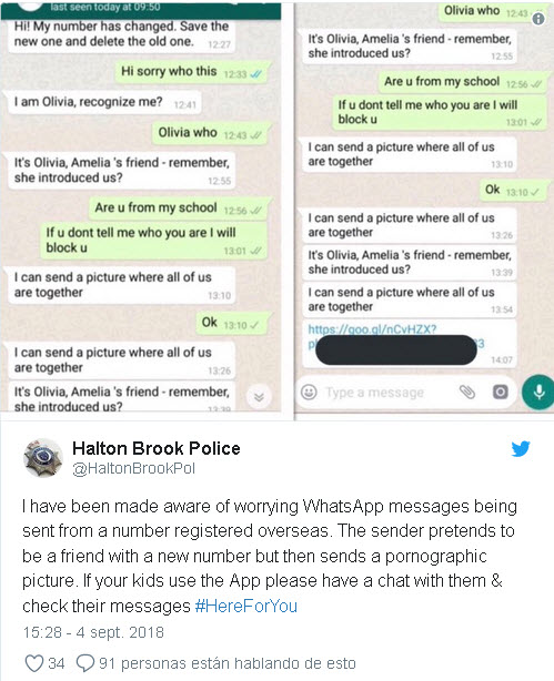Cuidado con Olivia en Whatsapp: Es una trampa que podría robar tu información personal