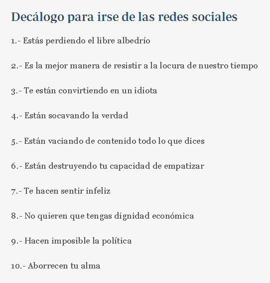 Sugieren diez razones para borrar tus redes sociales «de inmediato»