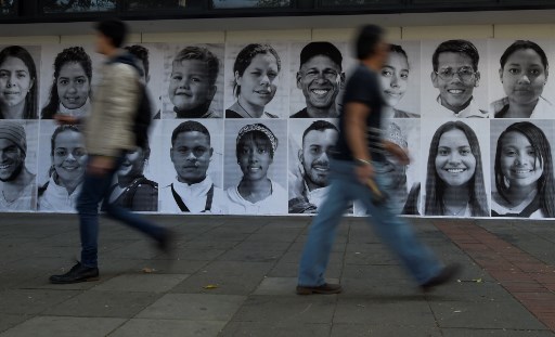 Colombia honra a los migrantes venezolanos con fotos de esperanza