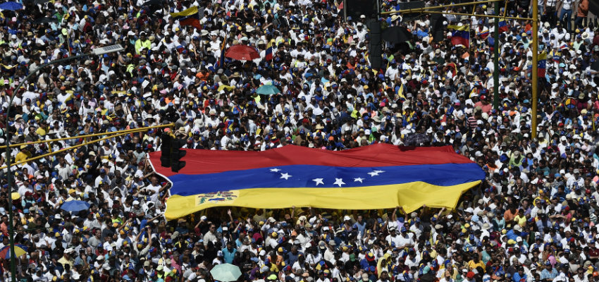 Marcha oposición Las Mercedes