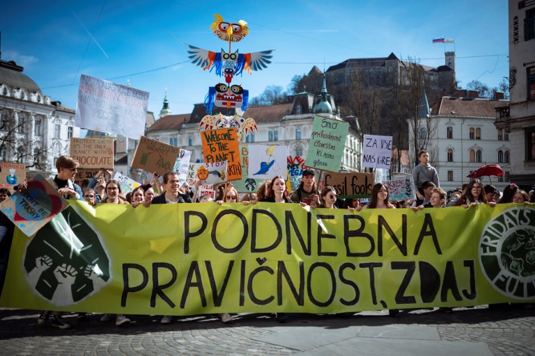 Estudiantes de todo el mundo salen a la calle contra el cambio climático