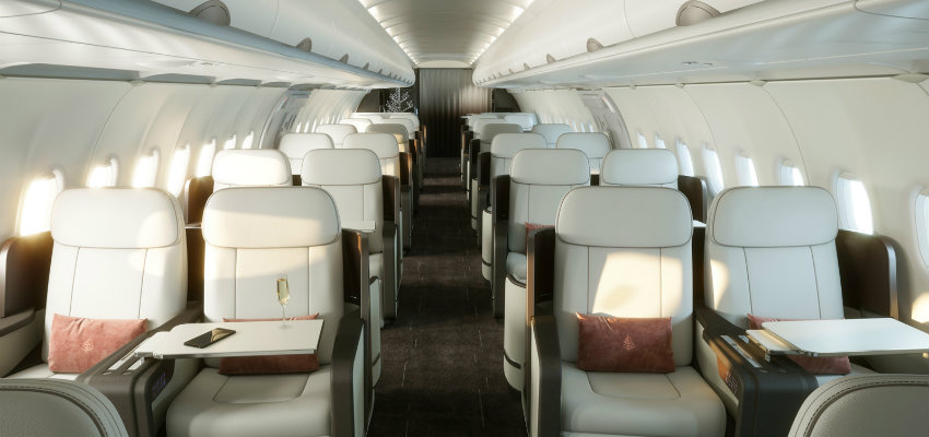 Cabina Four Seasons Private Jet