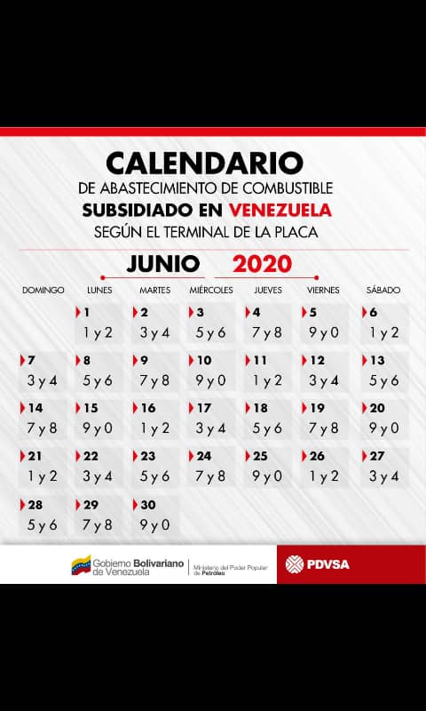 Bombas de gasolina de Gran Caracas trabajan 24 horas y Pdvsa publica calendario de suministro