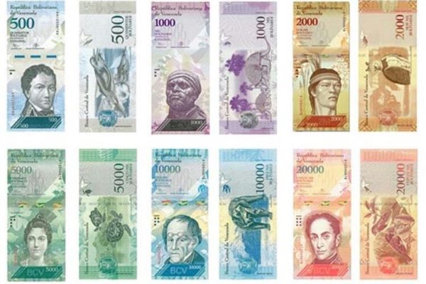 Llega al país cargamento con billetes de 10 mil bolívares