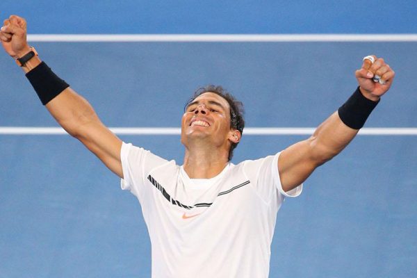 Nadal vence a Dimitrov y jugará la final del Open de Australia contra Federer