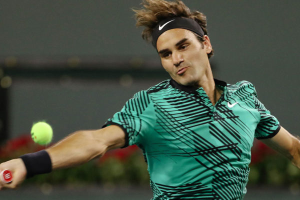 Federer llegó a semifinales de Miami con suspenso