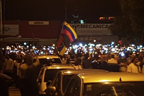 Oposición realizará marcha nocturna desde Altamira hasta la OEA este martes