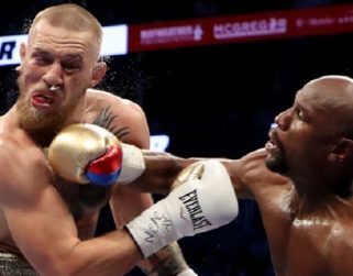 Mayweather derrotó a McGregor por nocaut técnico en el décimo asalto