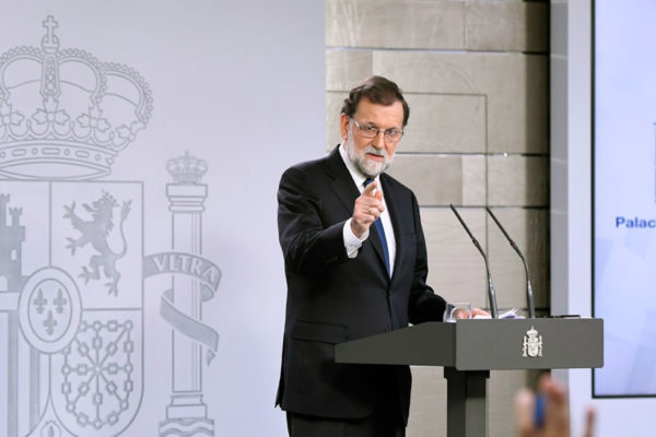 Mariano Rajoy rechazó reunirse con  Carles Puigdemont 