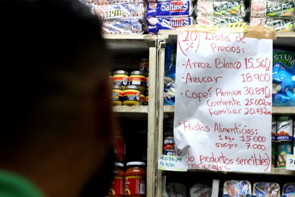 Cesta Petare de alimentos básicos subió 20,58% a Bs.2.460.000 (US$18,53)