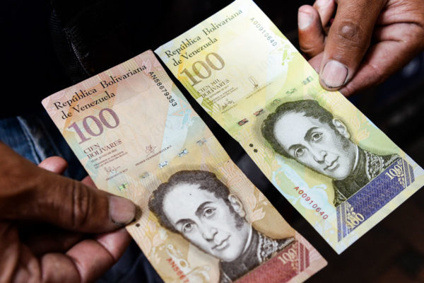 Billetes en circulación crecieron apenas 8,67% en siete meses