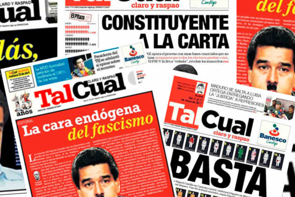 Tal Cual deja de circular por falta de papel