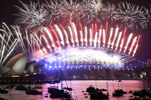 FOTOS | Así recibieron el año nuevo en el mundo