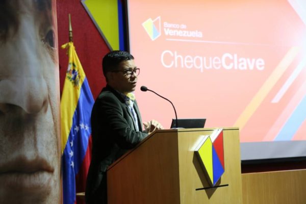 Banco de Venezuela presentó el servicio electrónico ChequeClave