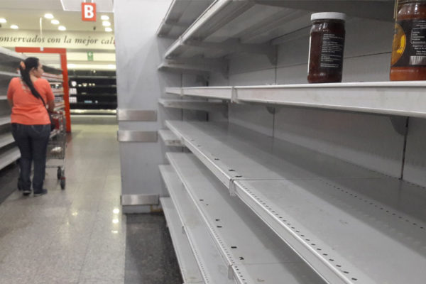 La disposición de alimentos en Venezuela tuvo un déficit de 62,64% en 2019