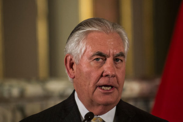 Tillerson elogia papel de grupo de Lima ante crisis en Venezuela