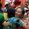 Colombianos y venezolanos se dieron un «abrazatón» por la paz