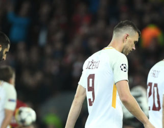 Acciones de La Roma se desploman tras goleada del Liverpool