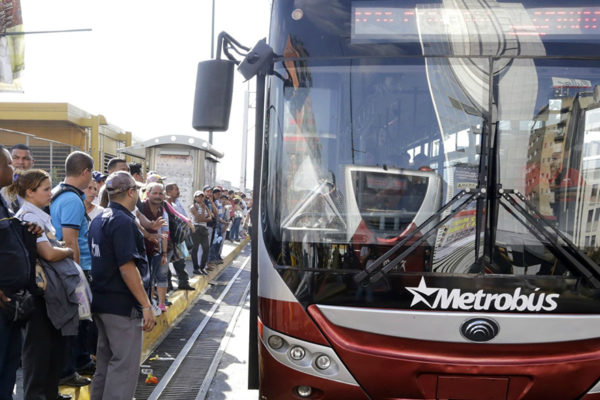 Reactivadas rutas de Metrobus en la Gran Caracas