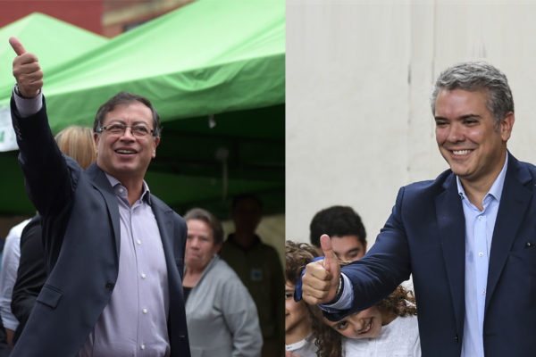 Duque y Petro disputarán segunda vuelta presidencial de Colombia