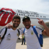 Argentina llega a Rusia en avión de los Rolling Stones