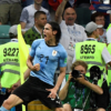 Uruguay vence 2-1 a Portugal y jugará contra Francia en cuartos