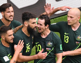 Australia logra empate 1-1 ante Dinamarca en el Mundial