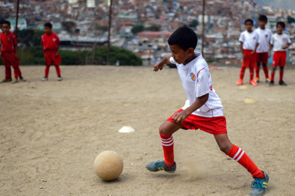 Catia, la cuna de futbolistas que sueña con futuros mundialistas