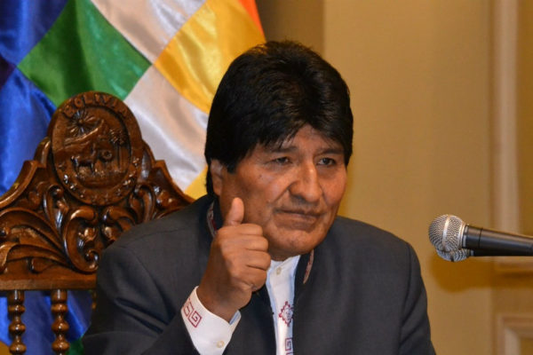 Morales encabeza con 38% preferencia electoral en Bolivia