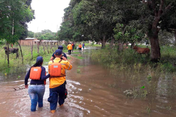 Unas 250 viviendas afectadas por inundaciones en Monagas