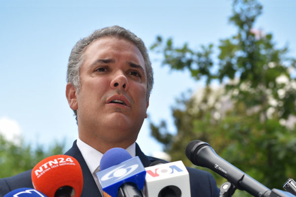 Iván Duque denunció en EE.UU apoyo de Maduro a Hezbolá