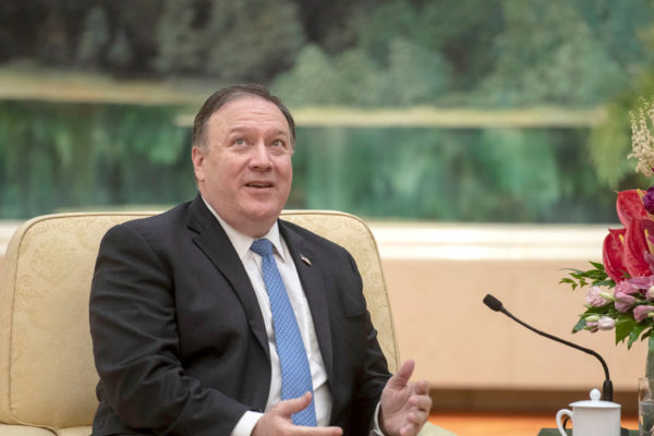 Pompeo visitará a Colombia en medio de tensiones con Venezuela