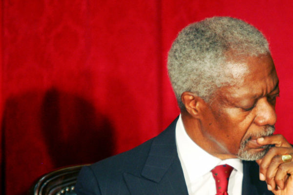 Muere Kofi Annan, exsecretario general de la ONU y Nobel de la Paz