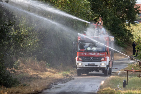 Temperaturas récord derriten el asfalto en Europa