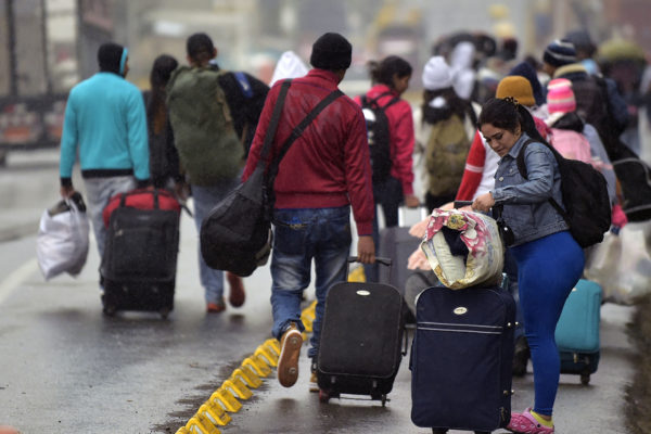 5.000 venezolanos emigran diariamente, según la ONU