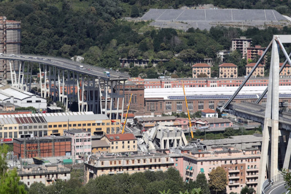 El puente que se derrumbó en Italia: dañado y costoso