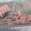 Tren cargado con mineral de hierro se descarriló en Bolívar
